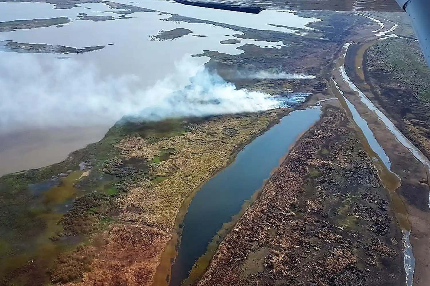 Se logró reducir la intensidad de los incendios en las islas y la situación está controlada
