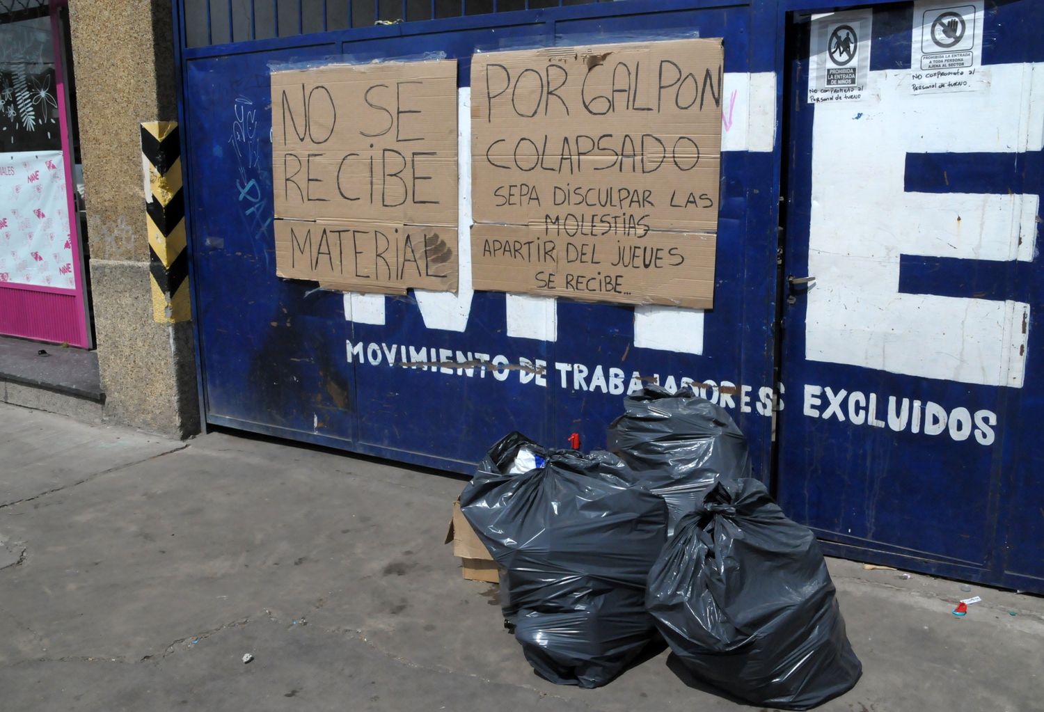 La Cooperativa de Recuperadores colapsó, piden a la gente que no deje material y claman por un nuevo espacio