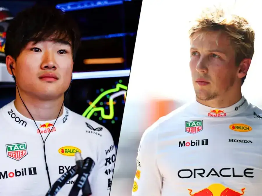 Yuki Tsunoda y Liam Lawson. El japonés conducirá en RedBull mientras que el neozelandés en RB.