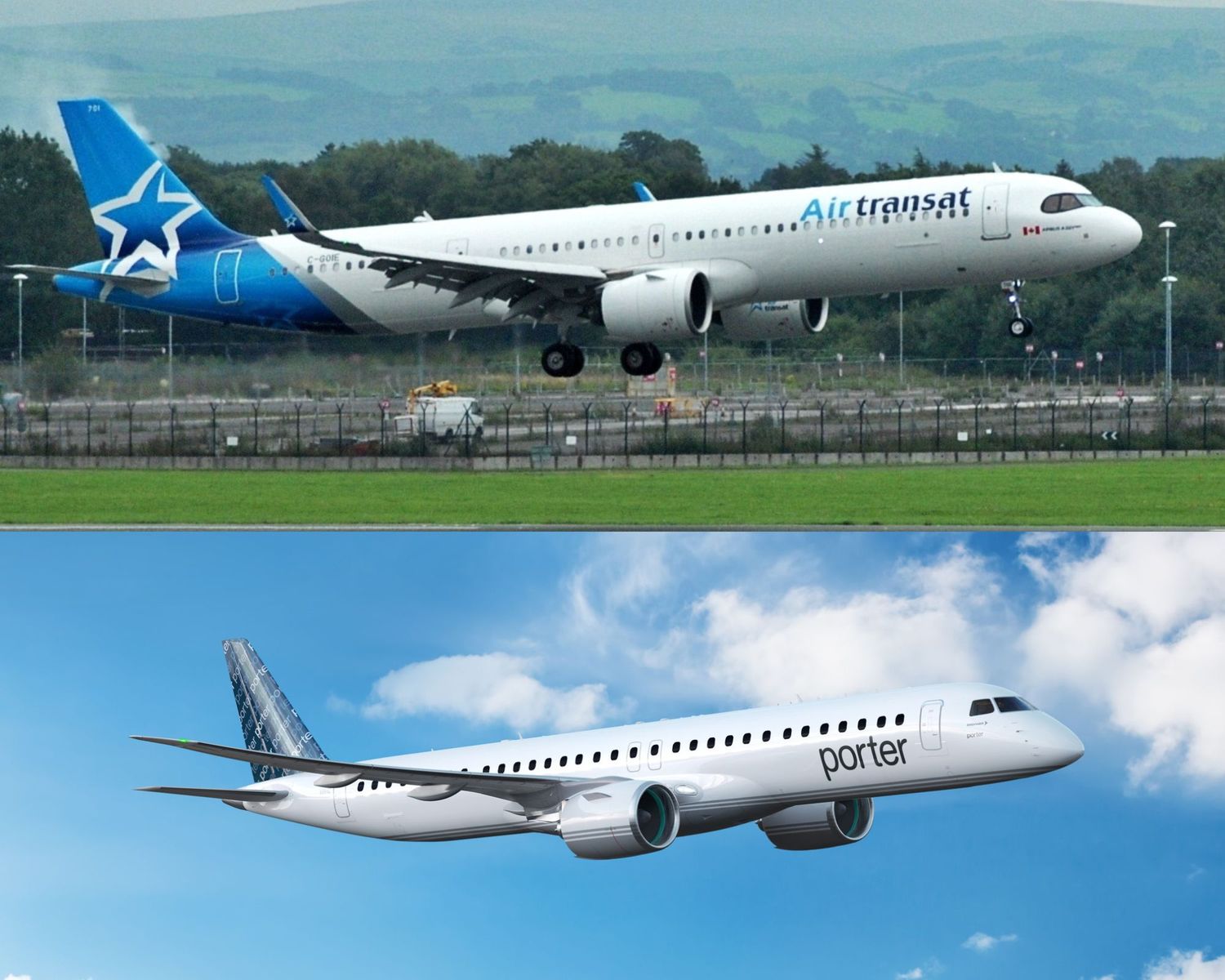 Canada: Air Transat and Porter Airlines sign a codeshare agreement