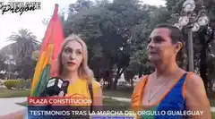 TESTIMONIOS TRAS LA MARCHA DEL ORGULLO GUALEGUAY
