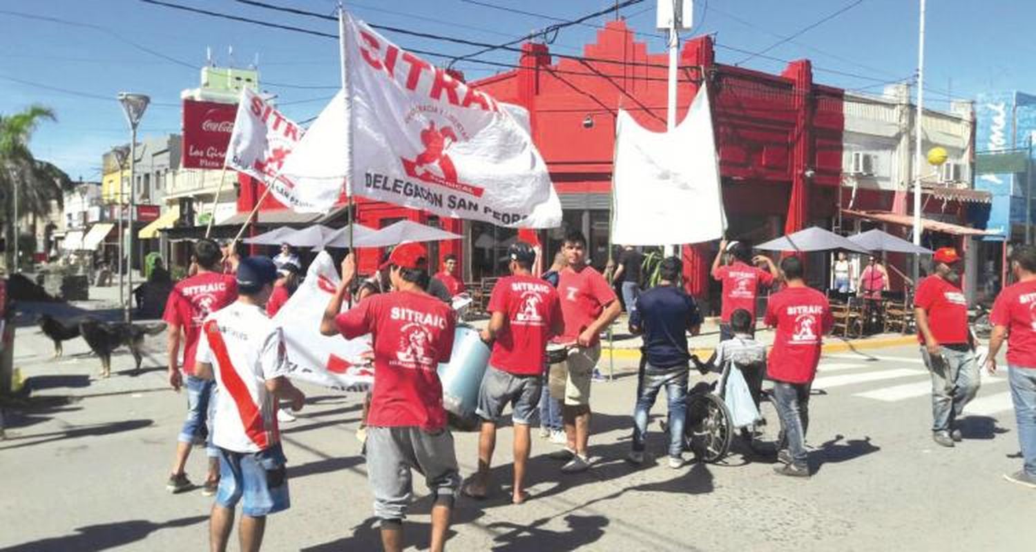 El paro se sintió poco