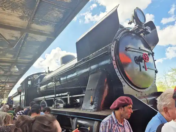 Chascomús celebró el regreso de la locomotora “39 Grande”, símbolo de historia y emoción