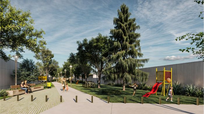Remodelación de plazas espacios público ciudad de rafaela maria emilia vidal - 3