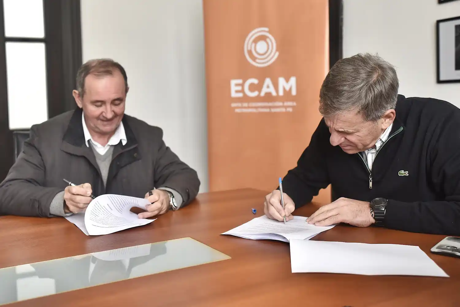 Interpuertos: la Municipalidad firmó un convenio con Recreo para la ampliación del Parque Logístico