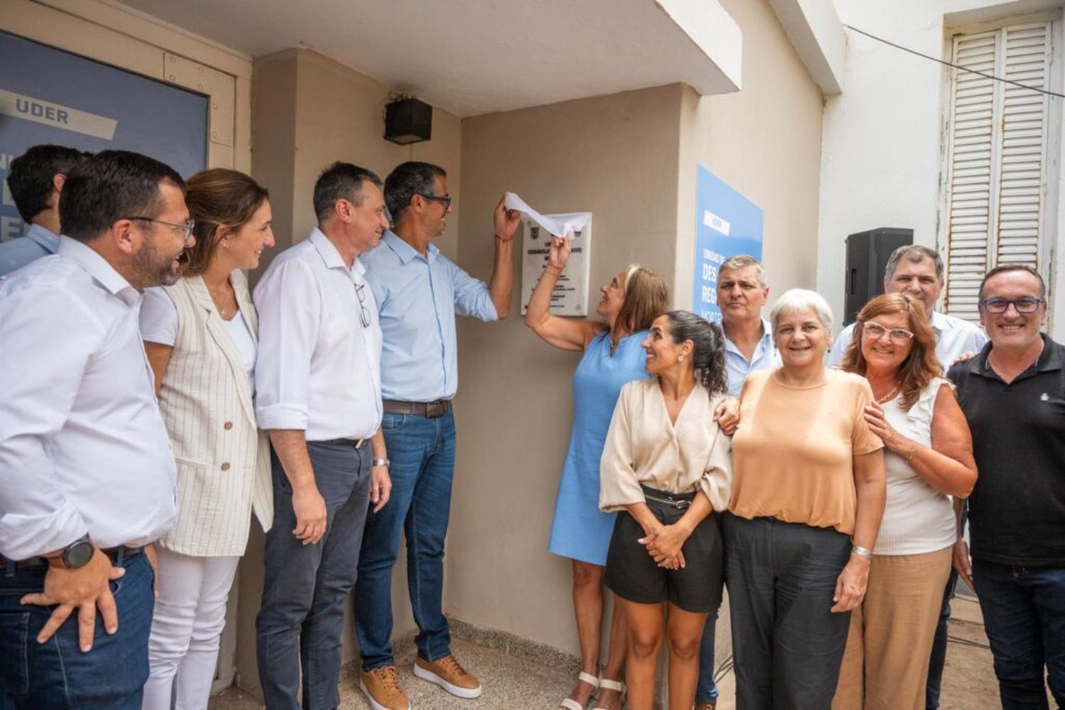 La ministra Liliana Montero y el intendente Sebastián Demarchi encabezaron el acto.