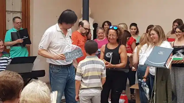 Actuación del Coro del Banco Ciudad