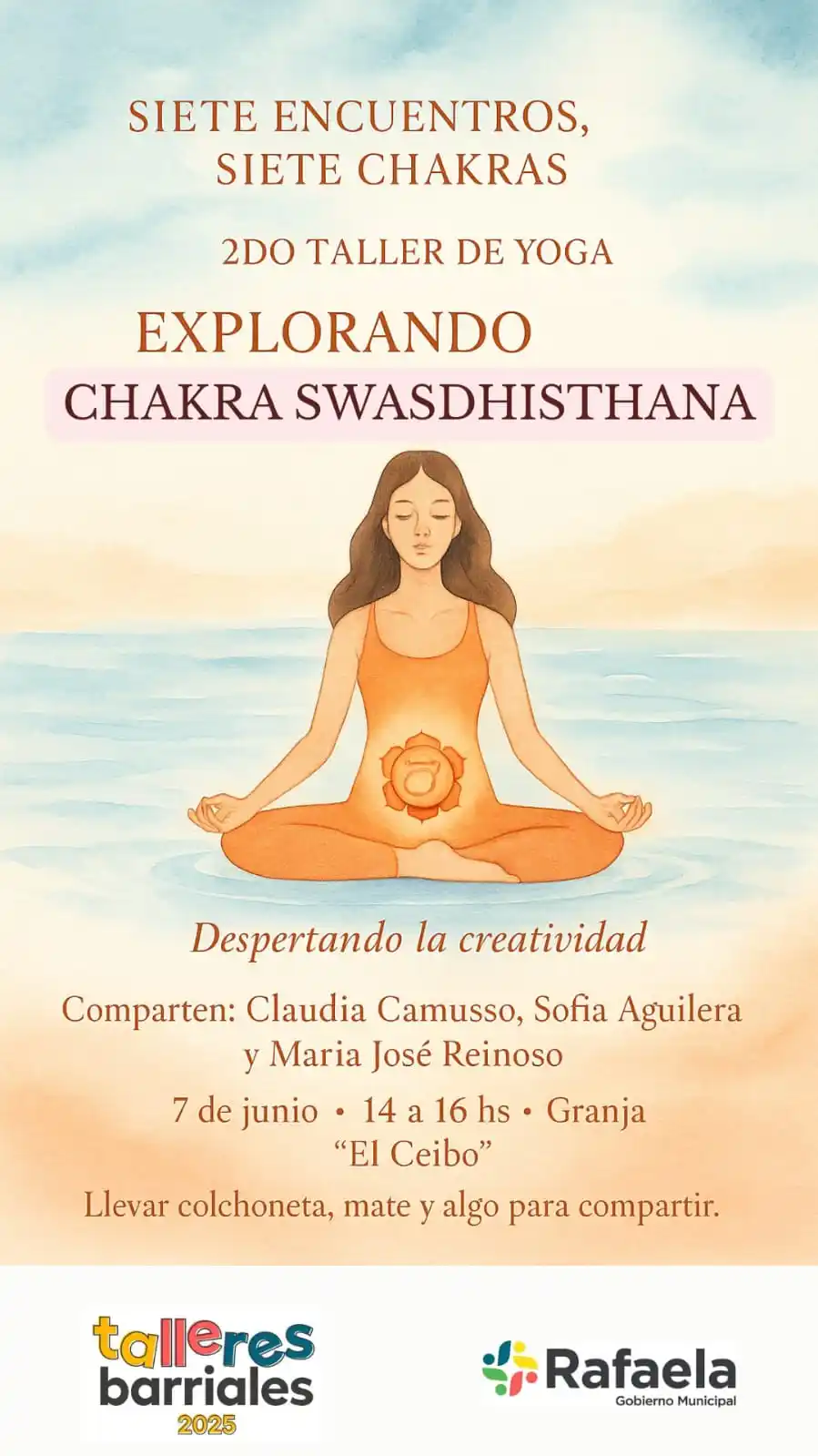 Invitación al segundo encuentro de siete cuentros siete chakras