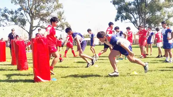 Encuentro de Rugby Infantil en Los Espinillos