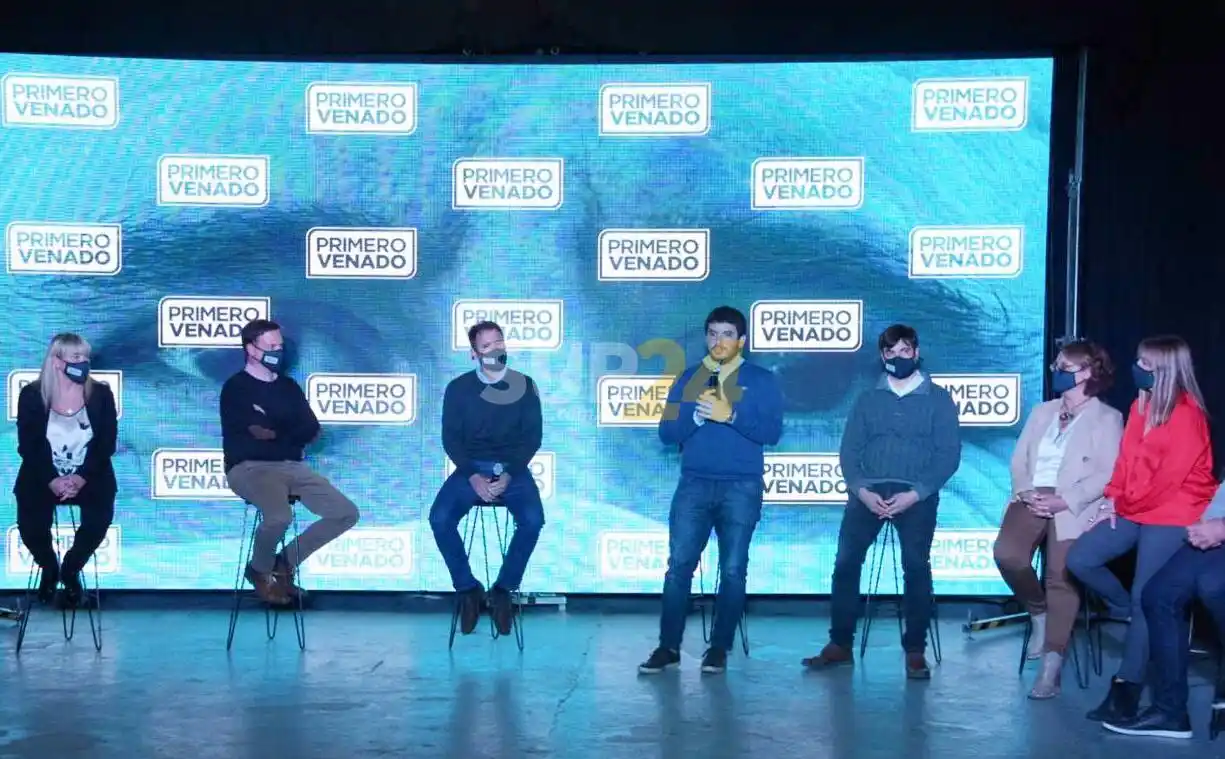 Con apoyo de Enrico y Chiarella, Juani Pellegrini se presentó como candidato a concejal  