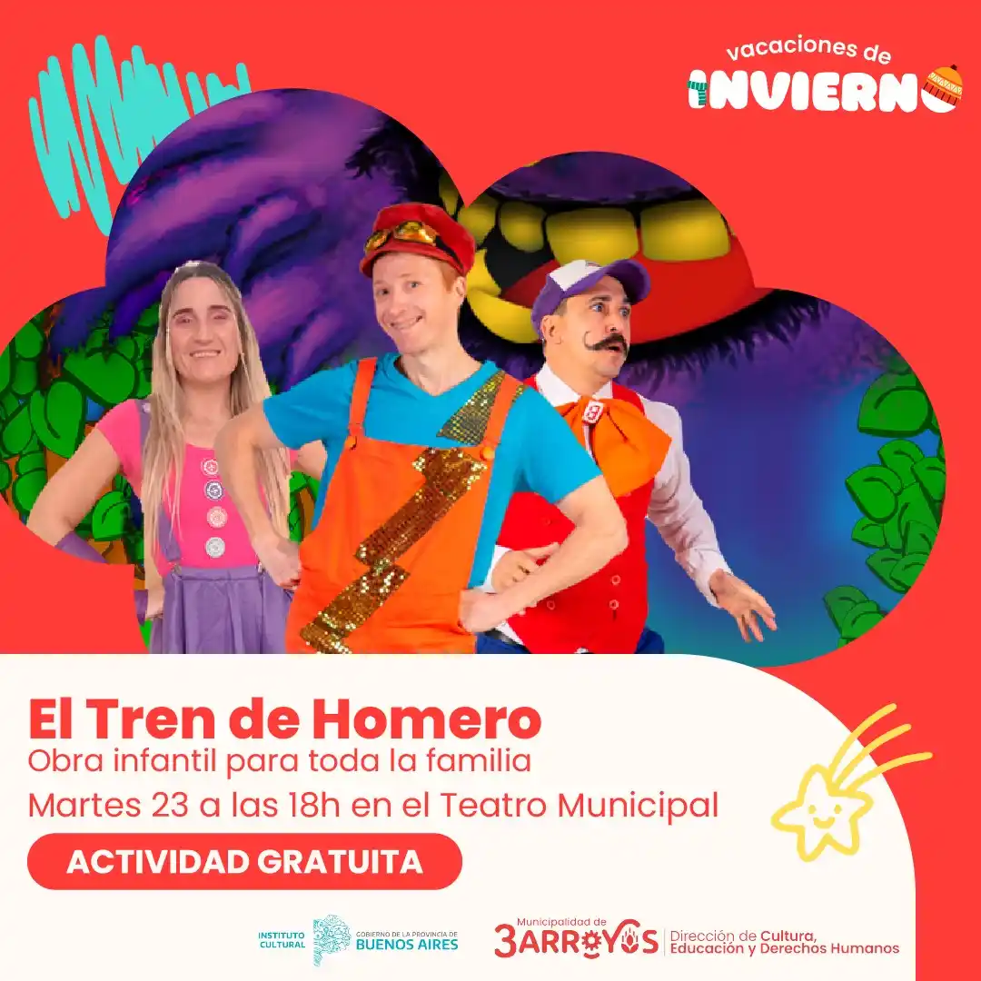 Mañana llega el Tren de Homero al Teatro Municipal