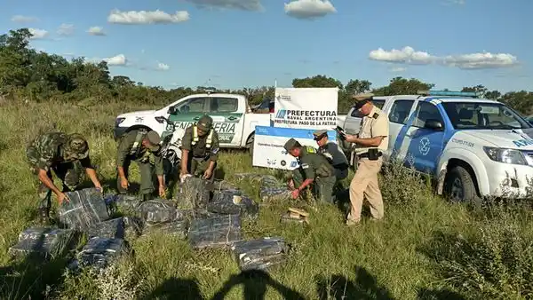 Secuestraron 700 kilos de marihuana que tenían como destino Itatí