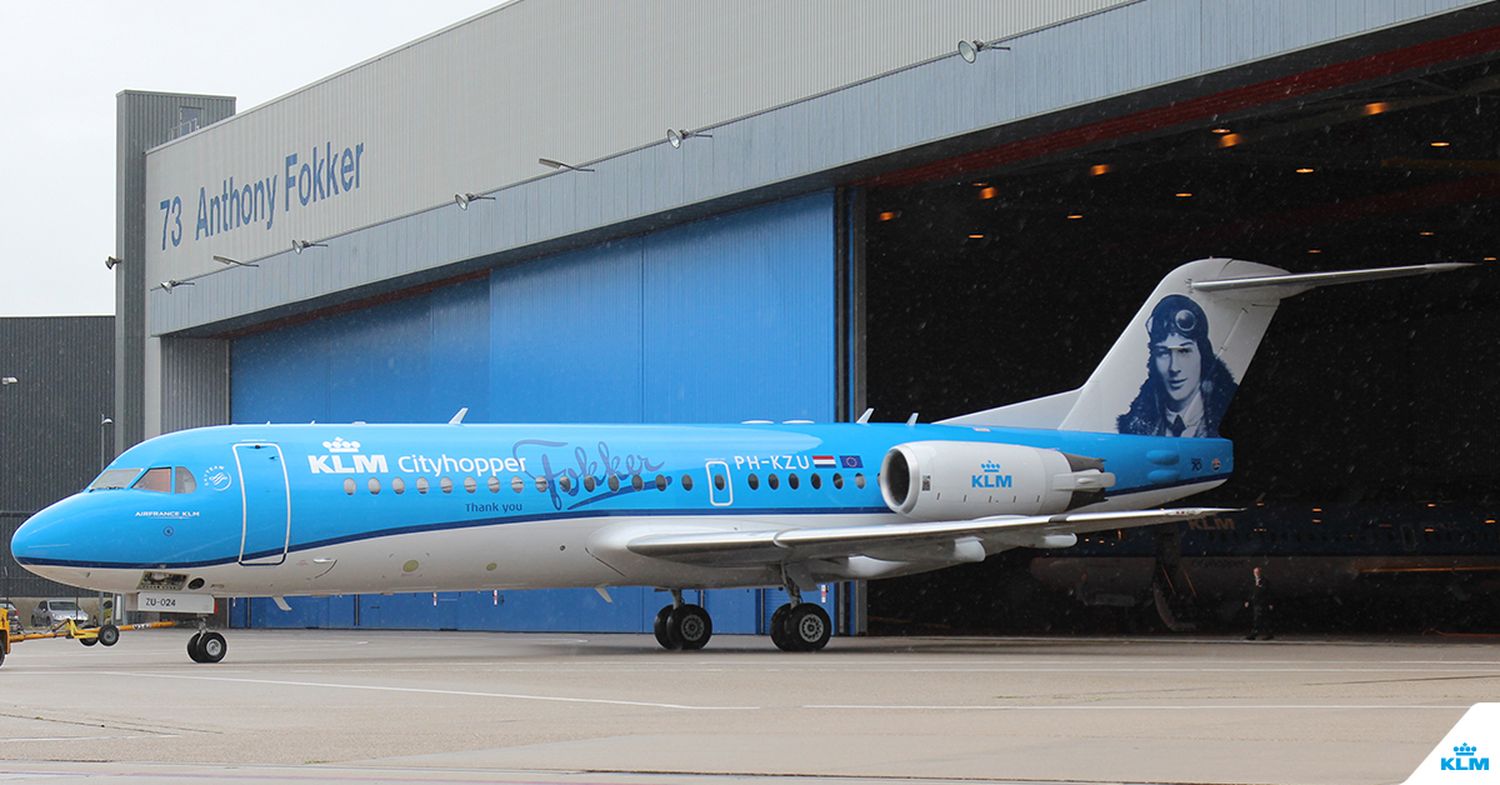KLM empieza a despedirse de sus Fokker