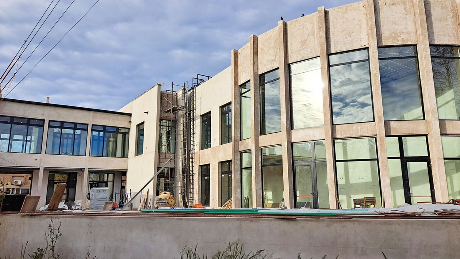 Avance. En la obra de la Universidad de Lobería