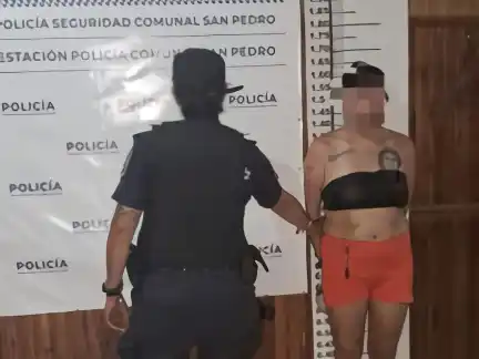 La joven fue trasladada a la Comisaría.