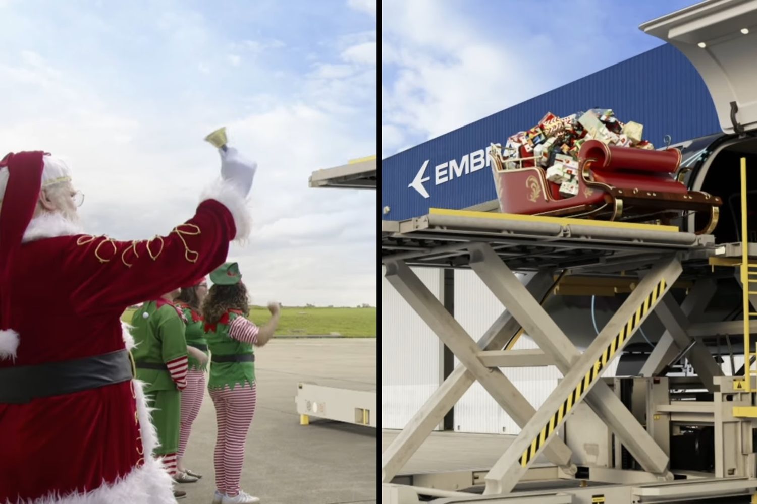 Embraer’s E-Freighter Joins Santa’s Sleigh in Festive Holiday Campaign