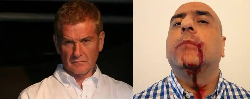 La Plata: De Narváez agredió a golpes al Director de una agencia de noticias