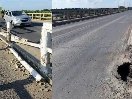 Rutas de la muerte: el ajuste nacional deja a los 
puentes del país sin un peso para mantenimiento