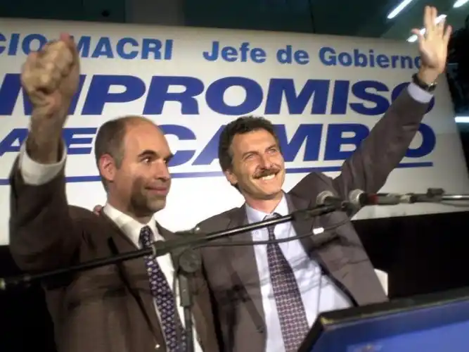 Ganadores. Mauricio Macri y Horacio Rodriguez Larreta, juntos.
