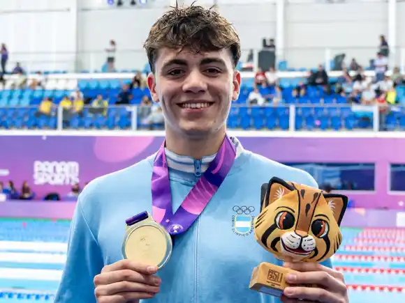 Ulises Saravia logró la primera dorada marplatense en los ASU2025