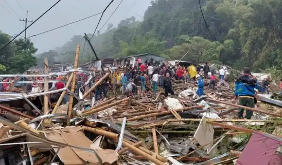 Derrumbe en Colombia deja 16 muertos y más de 30 heridos