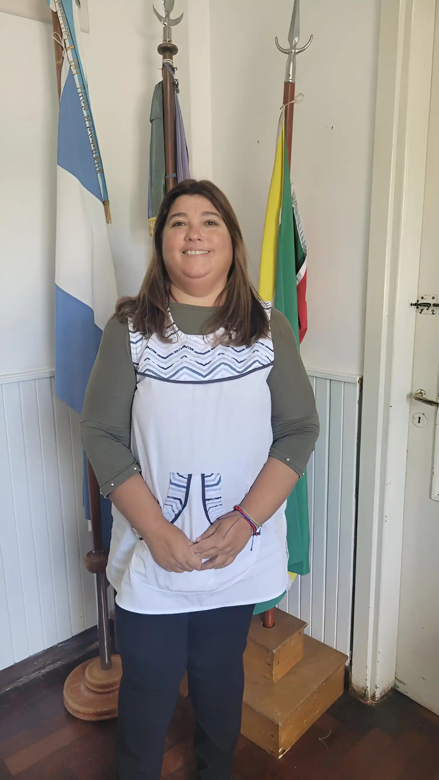 María Valeria Zuñiga, vicedirectora de la Escuela Primaria 1
