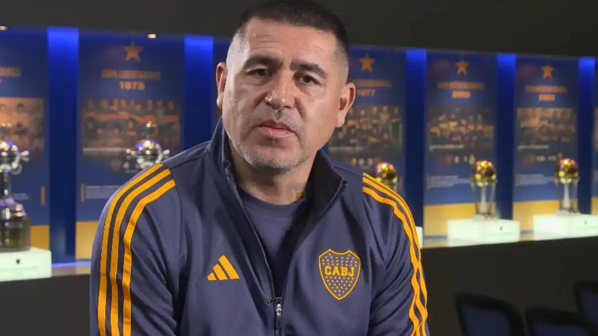 Riquelme, presidente de Boca.
