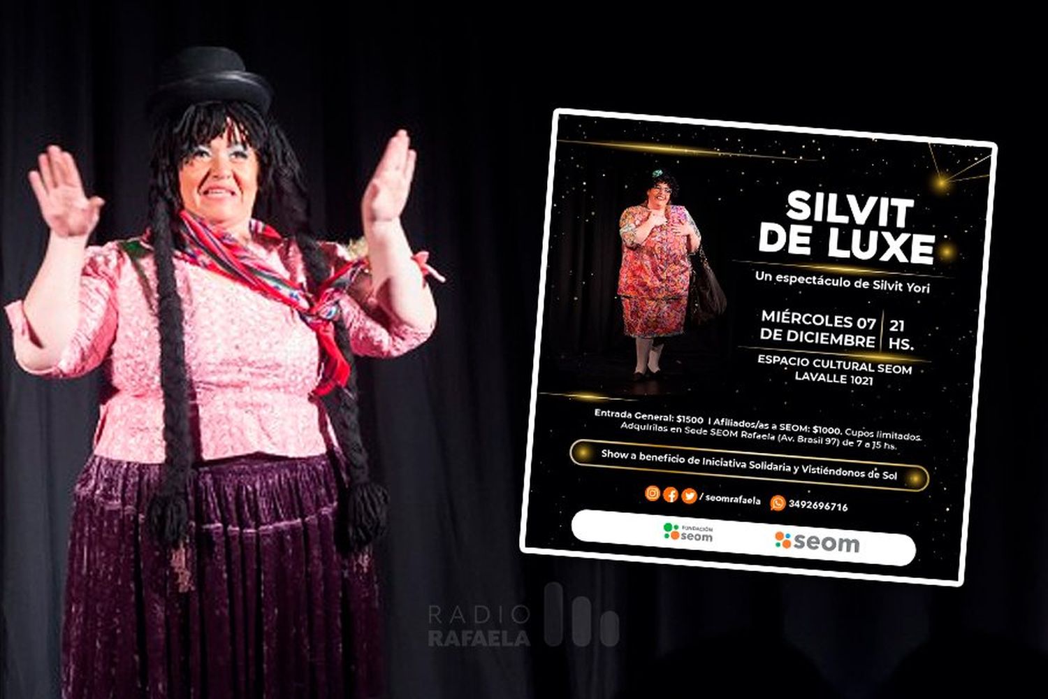 Show a beneficio con ‘Silvit De Luxe’: “Yo me subo al escenario y soy feliz”