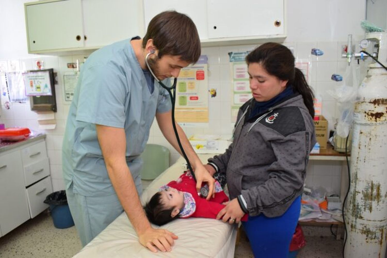 Atención en una guardia médica