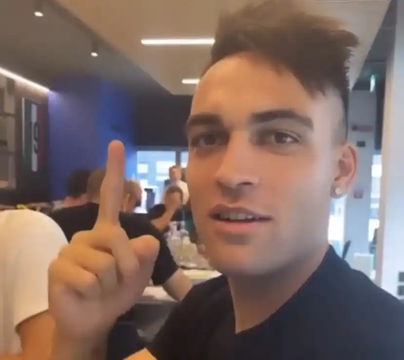 Lautaro Martínez mostró la dieta de Lukaku