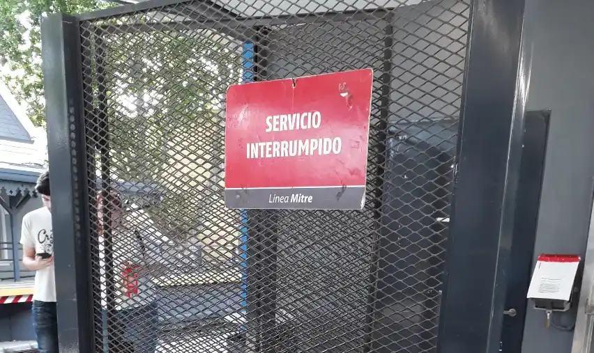 Marcha del Millón: Tren Mitre sufrió interrupciones a la hora que lo usaban manifestantes