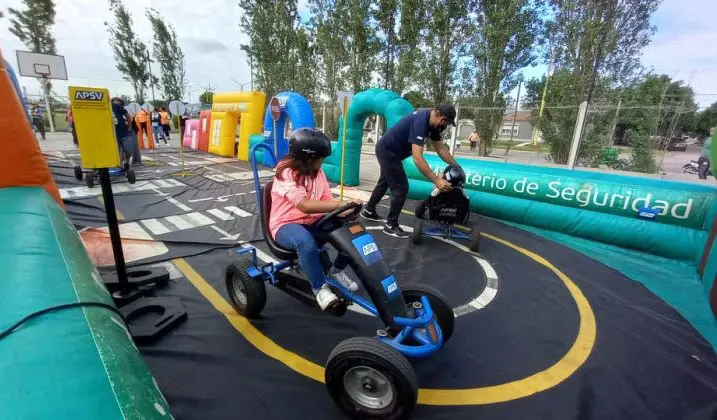 Circuito vial en San Cayetano