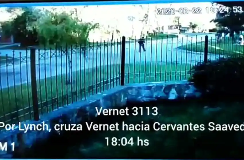 Difundieron más imágenes de Ricardo Rodríguez caminando por las calles de Mar del Plata