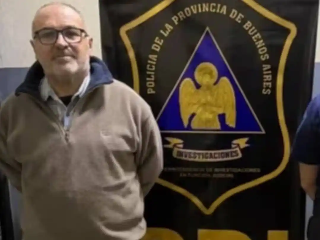 El sacerdote Franco Lütens fue detenido en Quilmes (Foto: Gentileza Clarín).