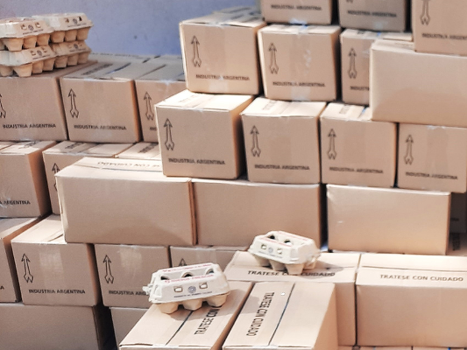 Mercadería en las escuelas: polémica por huevos "podridos" en las cajas entregadas