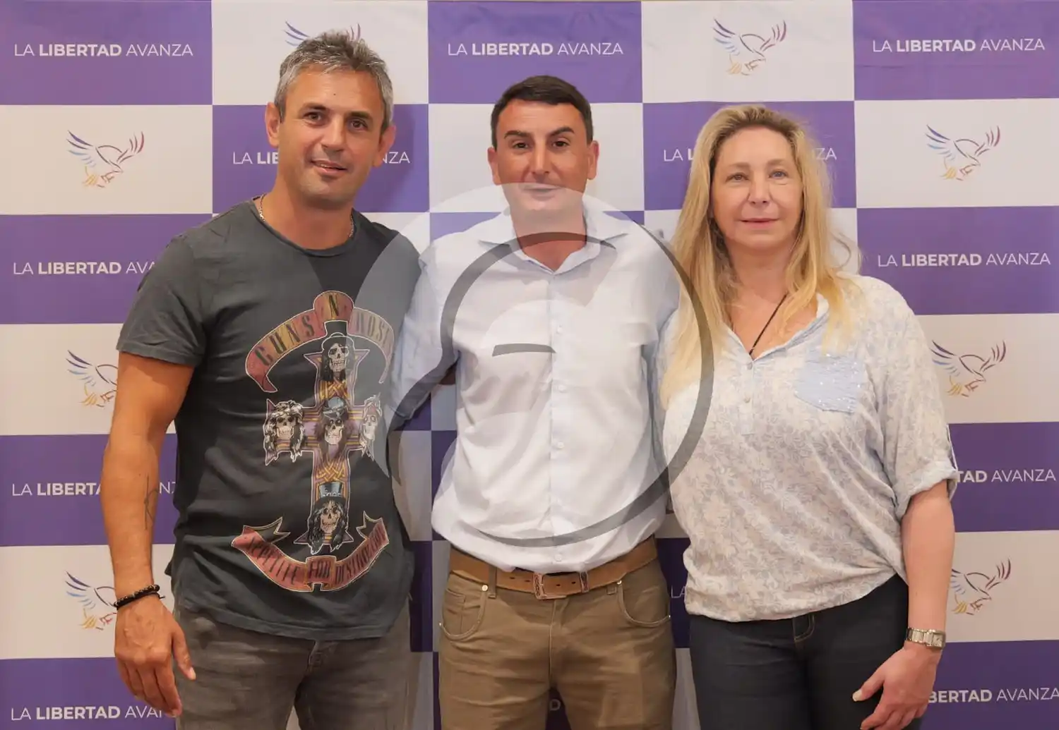 Encuentro de Mariano Valiante con Karina Milei y Martín Menem
