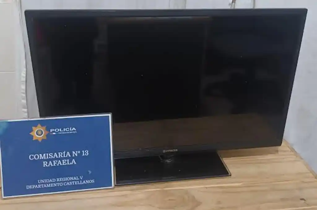 Allanamientos en dos domicilios: un detenido y un televisor recuperado