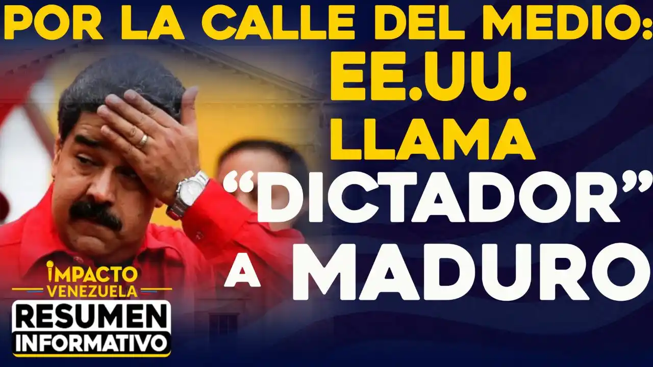 Gobierno de Estados Unidos APUESTA a la “destitución o salida del dictador» Nicolás Maduro