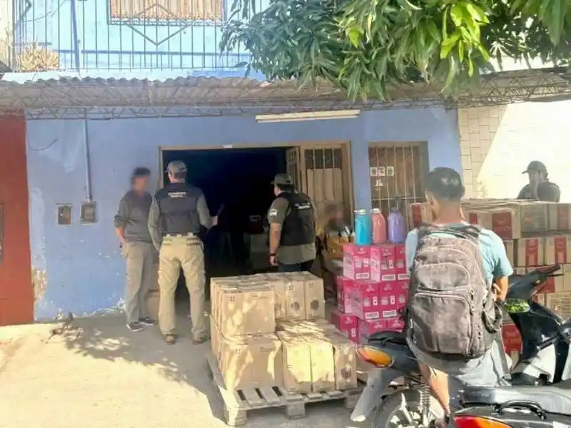 Contrabando: GN secuestró cigarrillos, 
celulares y mercadería de origen extranjero