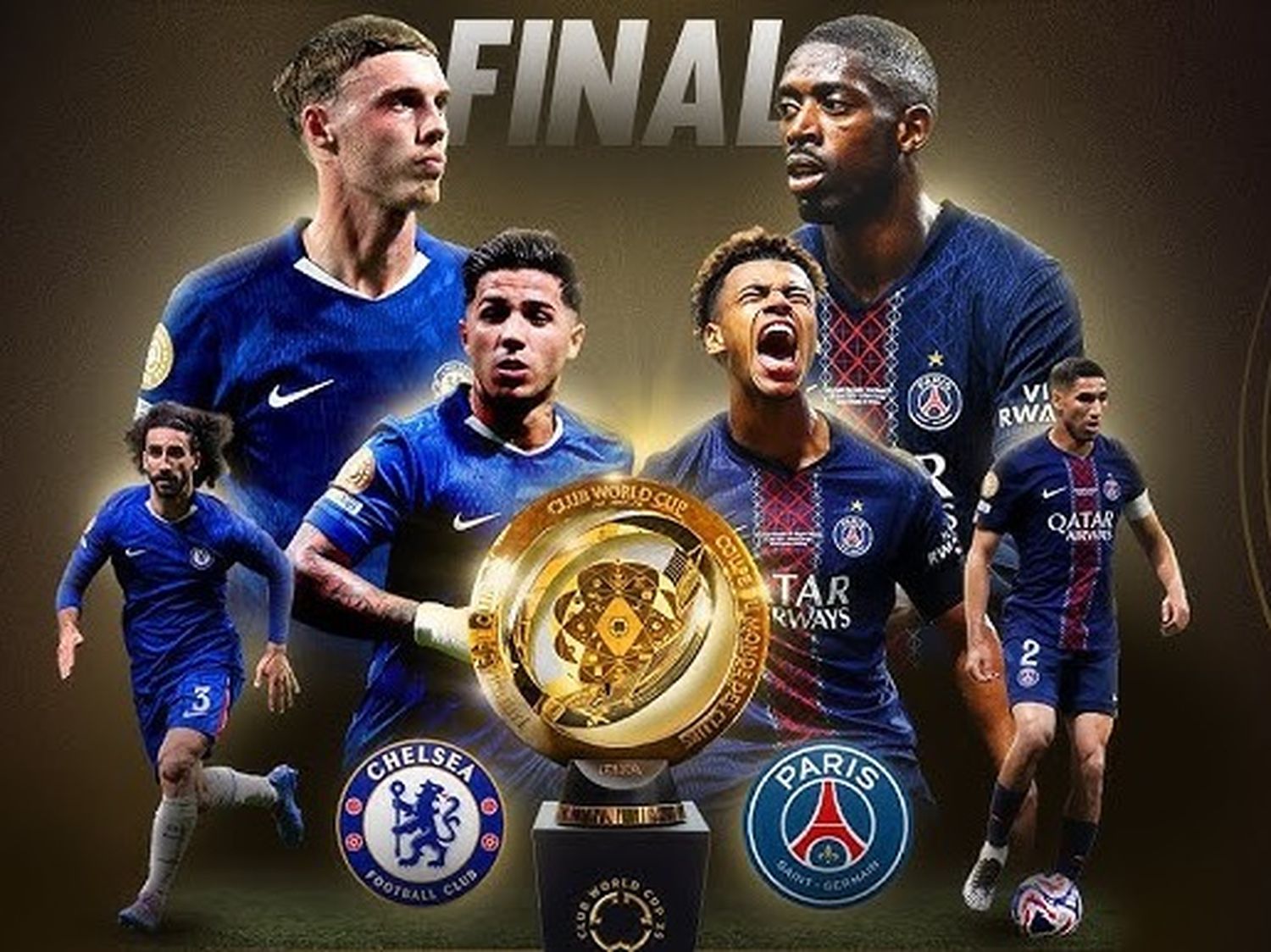 Chelsea vs PSG: cuándo y dónde ver la gran final del Mundial de Clubes