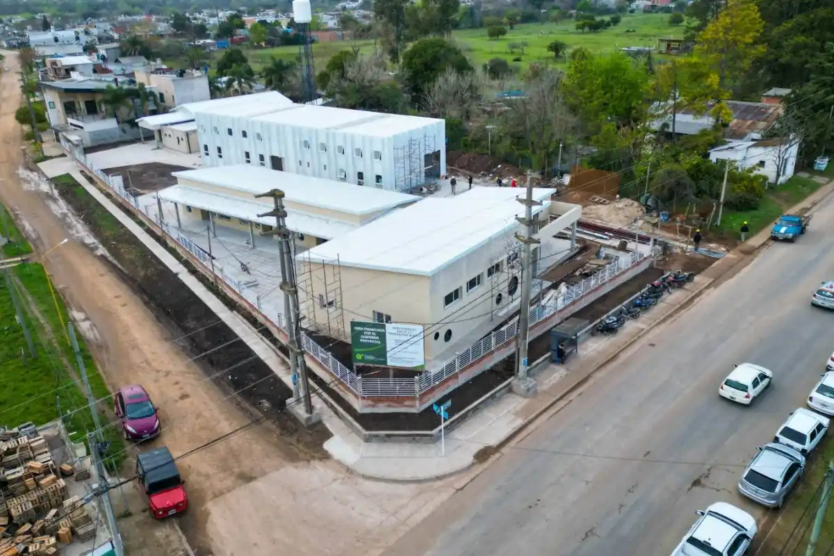 Avanza la construcción de la obra de la Escuela María Elena Walsh