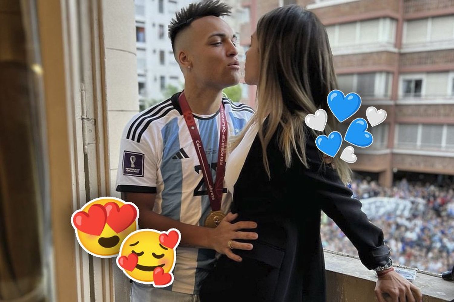 ¡Felicitaciones! Lautaro Martínez y Agustina Gandolfo esperan su segundo hijo