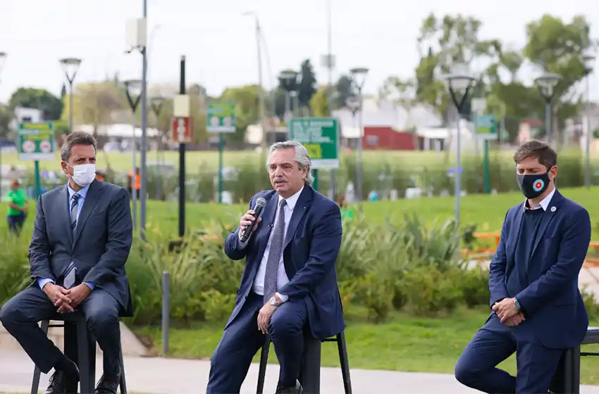 El Gobierno busca mostrar unidad: Kicillof compartirá acto con Alberto Fernández y Massa