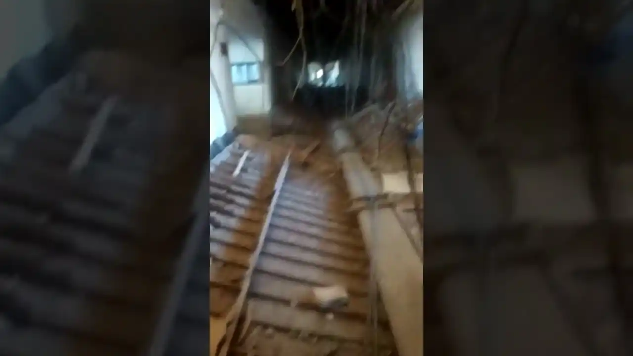 Derrumbe en los Tribunales de Rosario