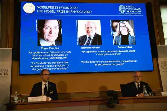 Descubridores de agujeros negros ganan Premio NOBEL de Física