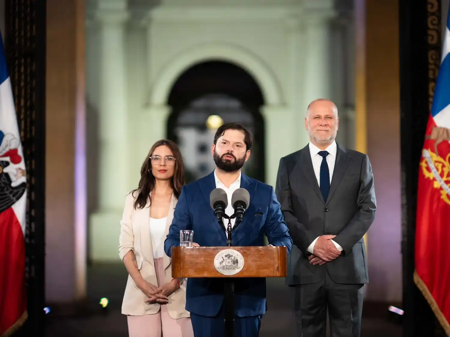 El presidente Boric se dirige al pueblo chileno, tras las elecciones en el vecino país. X Gabriel Boric Font