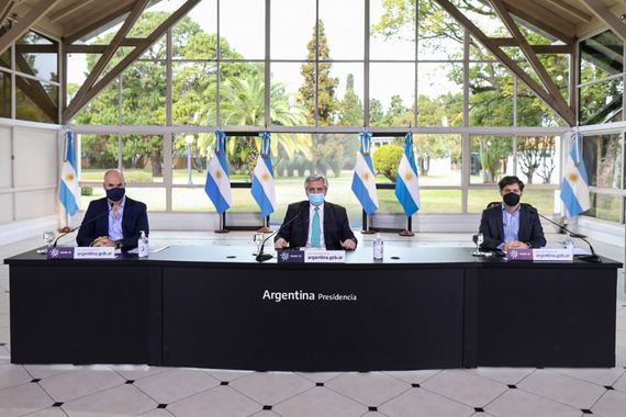 El Presidente anunció que el aislamiento social sigue hasta el 16 de agosto para el AMBA