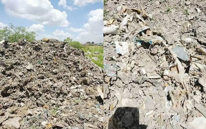 Denuncian aparición de un gran cúmulo de residuos biopatogénicos en un loteo privado