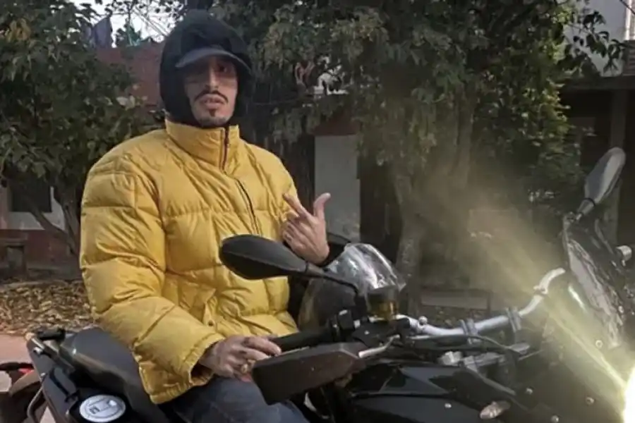 El Noba sufrió un grave accidente de moto y permanece internado en estado delicado
