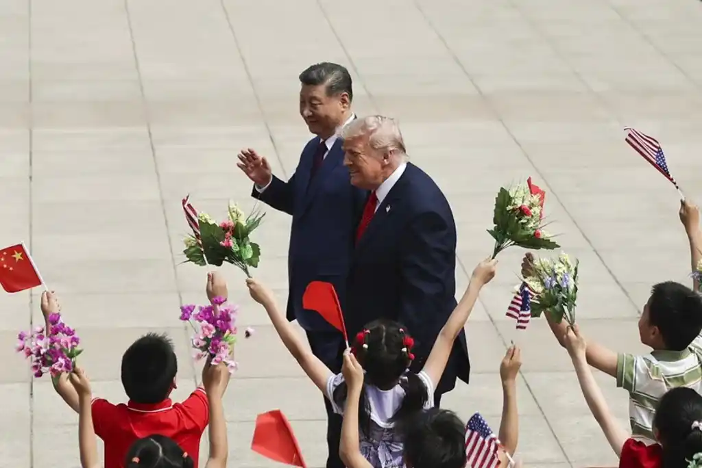 Xi Jinping y Trump, dialogan en China